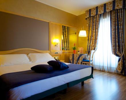 Discover the comfort of the superior double rooms at BW Hotel Luxor 4 star hotel in Turin