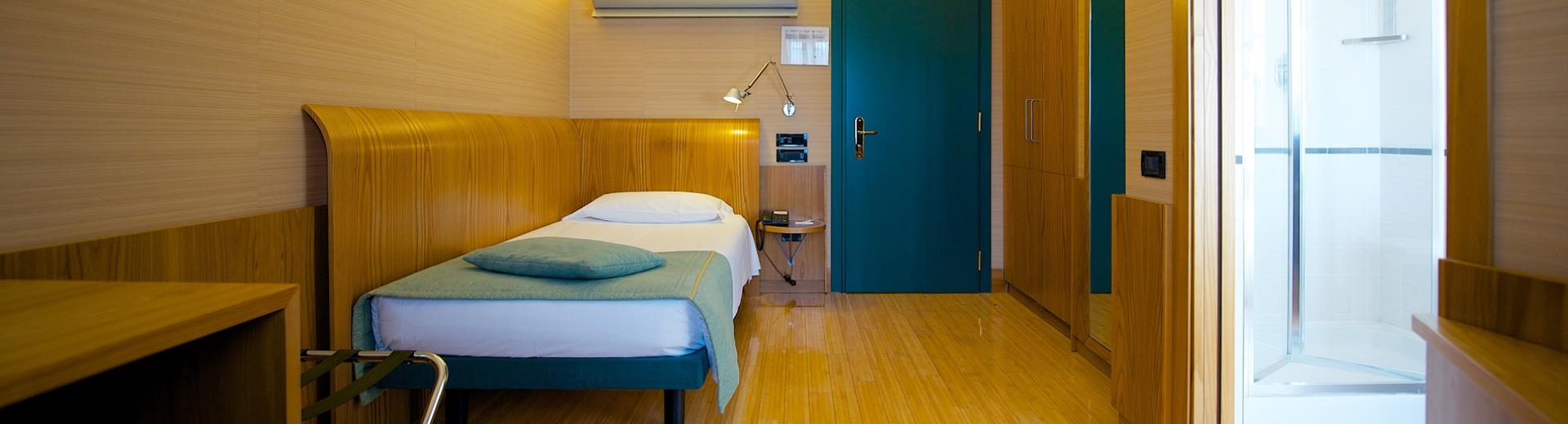 Comfort anche per chi viaggia da solo nelle camere singole del nostro hotel a Torino