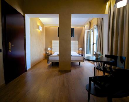 Elegance in the superior rooms of the best Western Hotel Luxor 3 star hotel in Turin