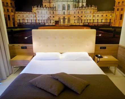 The elegant Family Rooms at the Best Western Hotel Luxor in Torino