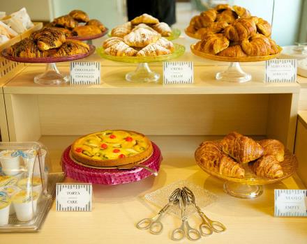 Tasty breakfast buffet at Best Western Hotel Luxor, 4-star in Turin