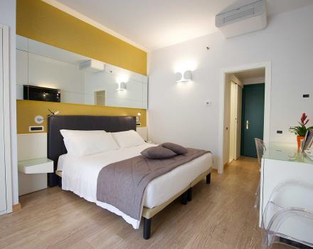 Choose the standard double room at the Best Western Hotel Luxor 4 star hotel in Turin